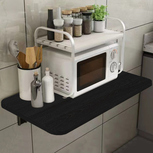 acquista Tavolo Salvaspazio da Muro a Ribalta 80x60 cm in MDF Nero