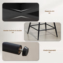 Set 2 Sgabelli Bar Girevoli 49x52x88 cm con Schienale e Braccioli Rivestimento in Velluto a Coste e Poggiapiedi Beige      