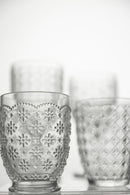 Set 6 Bicchieri Acqua in Vetro 230 ml Villa d'Este Home Tivoli Sicilia