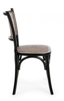 Sedia Carrel Nero in Legno