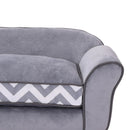 Divanetto Cuccia per Animali Domestici Grigio 73.5x41x33 cm 