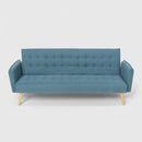 Divano Letto Clic Clac 172x86x80 cm in Tessuto Blu