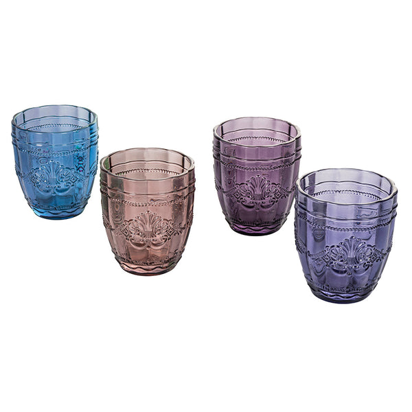 Set 4 Bicchieri Acqua Syrah Provence in Vetro VdE Tivoli 1996 Viola online