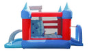 Castello Giostra Gonfiabile Acquatico Splash Park con Pompa Happy Hop