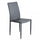 Sedia Cammie 41x50x91 h cm in Similpelle Grigio scuro