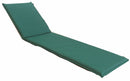Cuscino per Lettino Prendisole 190x50x4 cm Soriani Verde Scuro