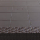 Tavolo Dallas 80x80x74 h cm in Wicker Marrone