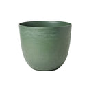 Vaso Rotondo Indoor e Outdoor Tera con Riserva D'acqua Over Forest Ø38 cm in Plastica Verde 