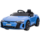 Macchina Elettrica per Bambini Licenza Audi RS con Telecomando Blu e Nero