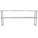 Ripiano per Tavolo da Cucina Ristorante Pizzeria 180x75x30 cm con Mensola in Acciaio