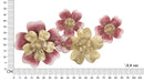 Pannello Lobi 91,4x6,4x50,8 cm in Ferro Multicolor      
