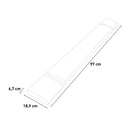 Pannello Radiante Riscaldante ad Infrarossi 97x18,9x6,7 cm 1000W con Cassa Bluetooth Sined  Nero