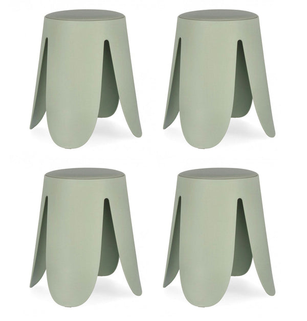 acquista Set 4 Sgabelli Ø37x47 cm in Similpelle Imogen Tiffany