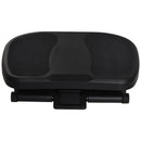 Poggiapiedi da Ufficio Altezza Regolabile 10-16,5 cm  Nero