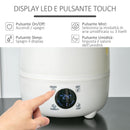 Umidificatore d'Aria ad Ultrasuoni 4,8L con Display a LED Bianco