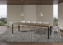  Tavolo Allungabile 200-304x90x77 cm Everyday Premium Tortora Gambe Antracite