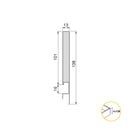 Cassetto Esterno Concept 30 Kg H138 mm P 400 Grigio Antracite Acciaio Emuca