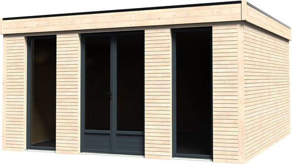 Casetta Abitabile da Giardino 4,97x4,97m Senza Pavimento con Pareti Isolanti Decor Home 21m² sconto