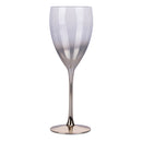 Set 6 Calici Très Chic in Vetro VdE Tivoli 1996 Gold Silver Champagne