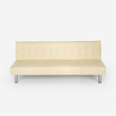 Divano Letto Clic Clac 180x64x70 cm in Similpelle Beige