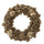 Coroncina con fiori e pigne champagne cm Ø45xh8,5