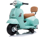 Piaggio Mini Vespa GTS Elettrica 6V per Bambini Verde Smeraldo
