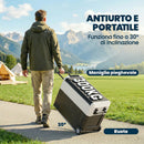 Frigorifero per Auto72,6x39x51,3 cm Capienza 50L Compressore Doppia Zona Controllo App Nero      