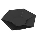 Braciere da Esterno a Legna in Acciaio 60,2x69,5x18 cm Flig Austin Esagono Nero