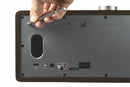 Altoparlante Speaker 80W Wireless con Radio Effetto Legno Kooper Rock Marrone
