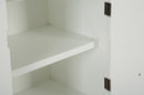 Mobiletto 2 Ante Tolosa 79x48x67 cm in MDF e Frassino e Ferro      