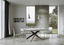 Tavolo Allungabile 200-304x90x77 cm Volantis Bianco Frassino Telaio 4C 