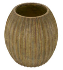 Vaso Breeze Ø32x32,5 cm in Mgo Verde sporco      