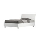 Letto 1 Piazza e Mezzo Testata Inclinata Demas Bianco Frassino Varie Misure