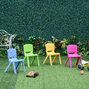 Set 4 Sedie per Bambini 36x38x56,5 cm Impilabili in Polipropilene
