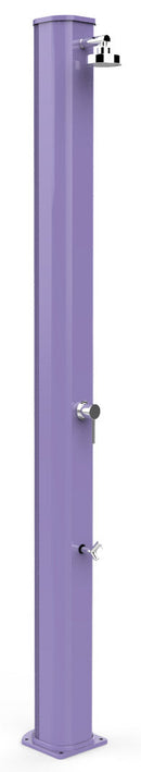 Doccia Solare da Giardino 40L Miscelatore e Lavapiedi Arkema Big Jolly Viola