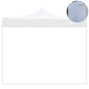 Telo di Ricambio Laterale per Gazebo Pieghevole 4,5x2m Impermeabile Ricambio Bianco
