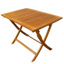 Tavolo Pieghevole 100x70x74 h cm in Legno di Acacia