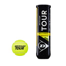 Set 3 Palline da Tennis Ø8x21,5 cm in Tubo Pressurizzato Dunlop Tour Brilliance Gialle