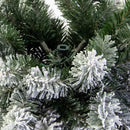 Albero di Natale Artificiale Innevato Monte Vettore Slim Verde Varie Misure