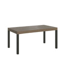  Tavolo Allungabile 120-224x90x77 cm Everyday Premium Tortora Gambe Antracite
