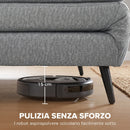 Divano Letto 2 Posti 135x90x78 cm con 2 Cuscini Struttura in Legno e Acciaio in Tessuto Effetto Lino Grigio Chiaro      