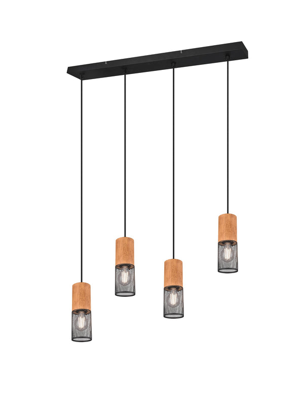 Lampada a Sospensione da Interno a LED in Metallo Nero Opaco prezzo
