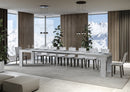 Tavolo Allungabile 200/460x90x77 cm Roxell Cemento  