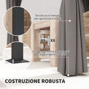 Pergola da Giardino 300x300x227 cm con Tetto Retrattile e Tende in Metallo e Poliestere Grigio Chiaro      