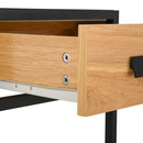 Scrivania da Ufficio Porta PC 1 Cassetto 110x45x76 cm in Acciaio 