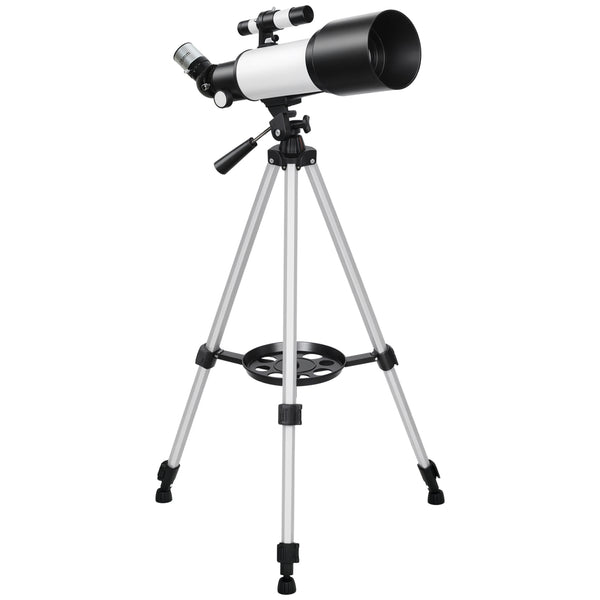 Telescopio Astronomico 70mm con 2 Lenti Oculari e Adattatore Smartphone Bianco e Nero acquista