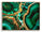 Dipinto su Tela Laccato Smeraldy con Cornice 82x4x62 cm in Metallo e Abete e Tela