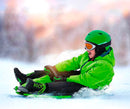Bob Slittino da Neve 98x56x30 cm 2 Posti Stratos Rosso