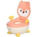 Vasino per Bambini 34,5x35x23 cm con Schienale Vaschetta Rimovibile e Braccioli Rosa