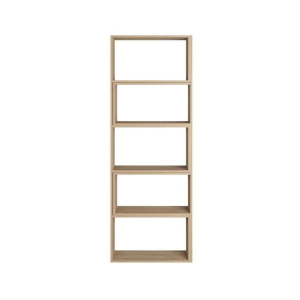 Libreria 72x22x200 cm Wish estensibile angolare rovere prezzo